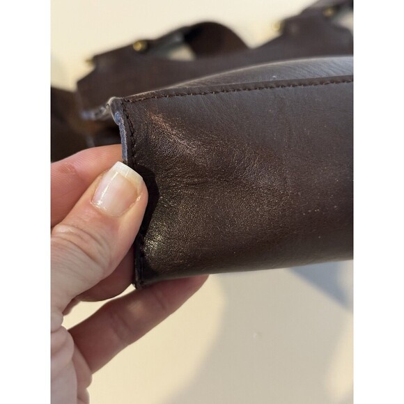 Mulberry Antony Crossbody Messenger Shoulder Leather Bag Brown - Picture 9 of 12